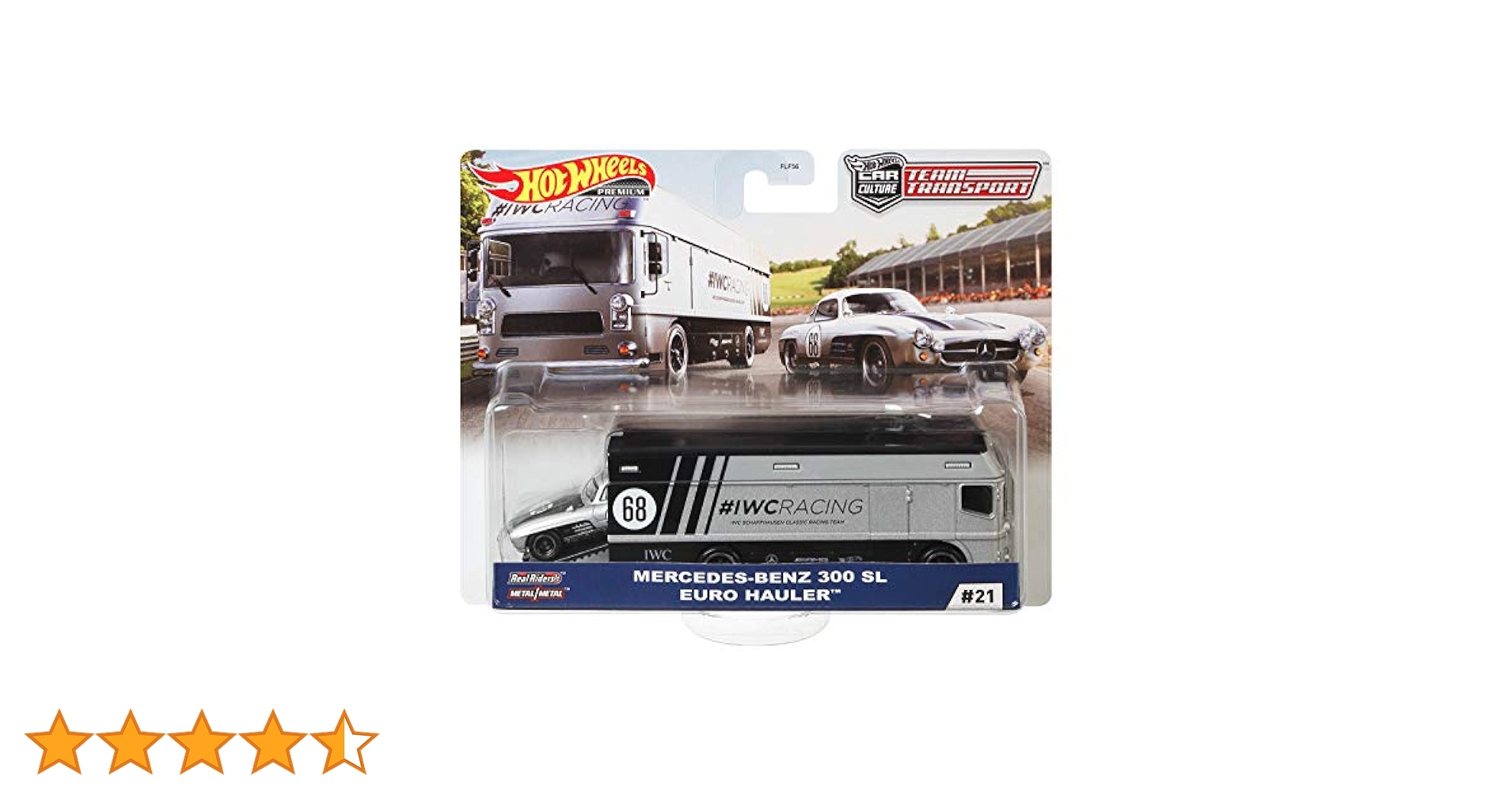 ミニカー Hot Wheels Mercedes-Benz300SLEuro Hauler Hot Wheels Team Transport Mercedes-Benz 300SL Euro Hauler